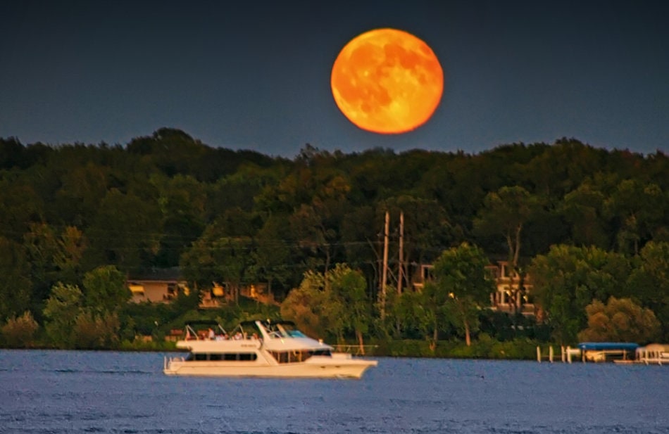 Full Moon on Lake Minnetonka